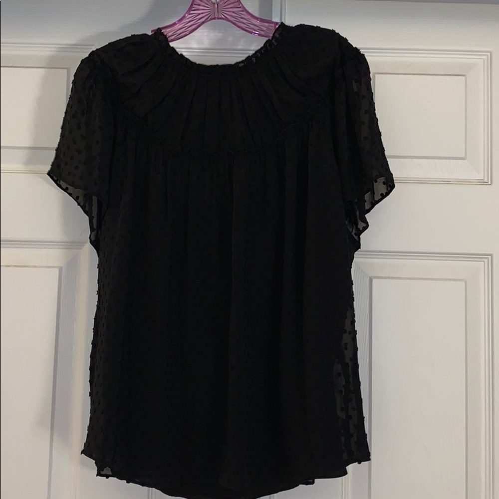 New J Crew black blouse